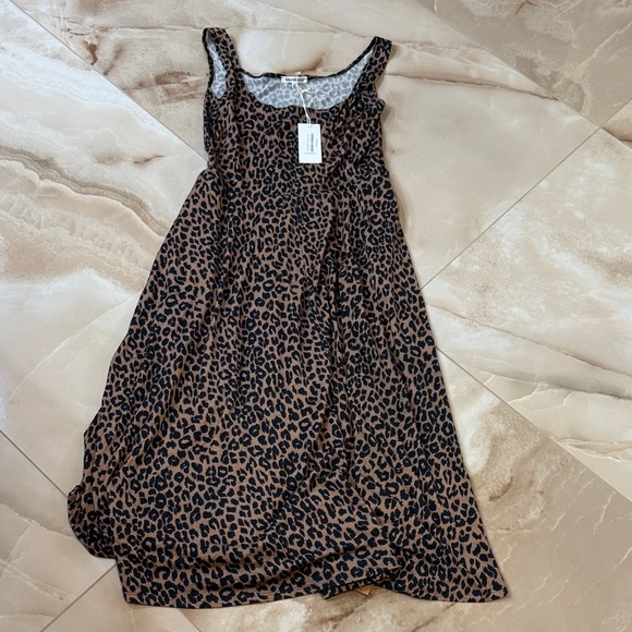 Reformation Dresses & Skirts - Reformation Leopard Print Maxi Dress - Brown and Black